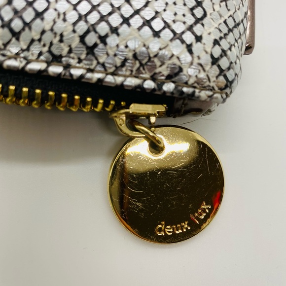 NWT Deux Lux Snakeprint Clutch - Picture 8 of 9